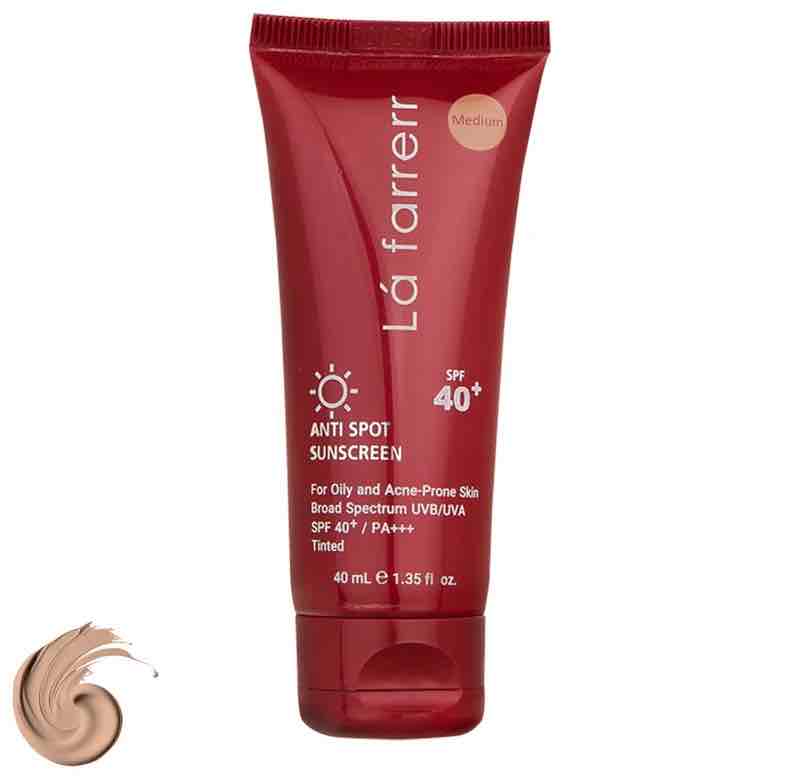 معرفی ضدآفتاب رنگی لافار SPF40