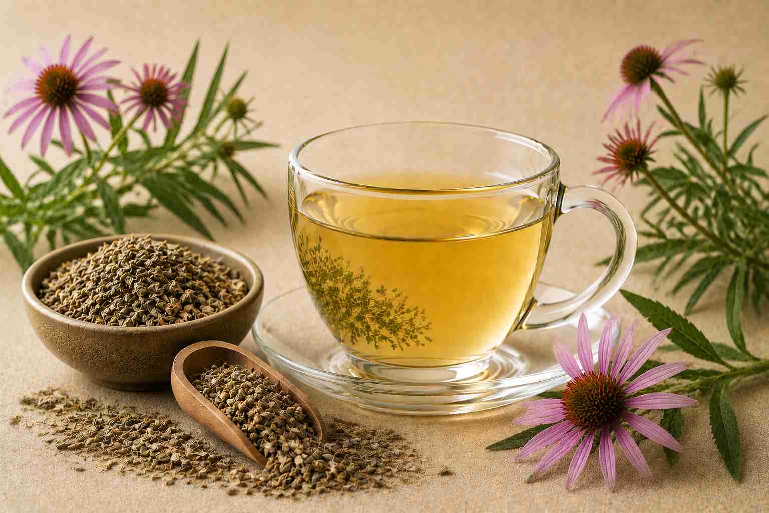 خواص دمنوش اکیناسه
